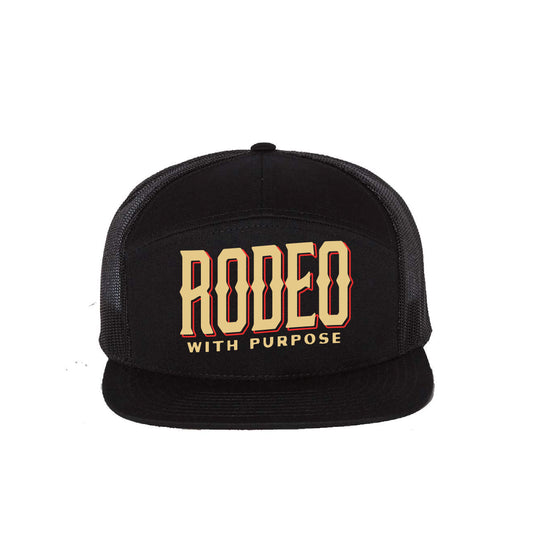Rodeo With Purpose Billboard 7 Panel Hat